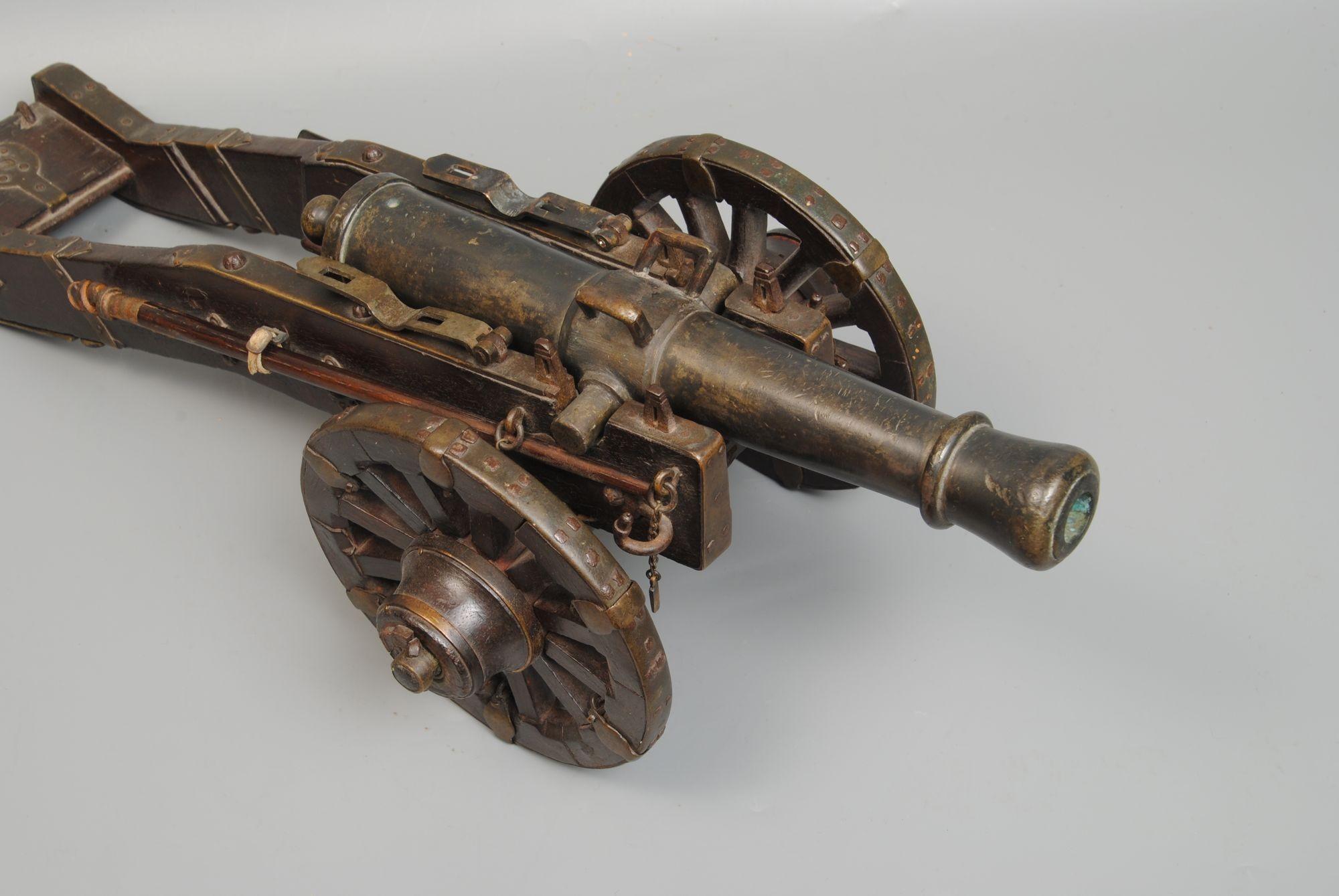 18th Century and Earlier 18th Century Model Of A Field Cannon For Sale