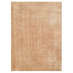 Hand-Loomed NZ Wool Contemporary Area Rug, Vento in Tobacco by Kaymanta, 9x12 Ft