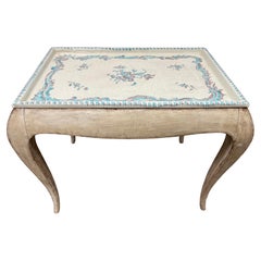 Antique 20th Century Swedish Rococo Style Tray Table