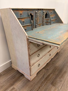 Danish Rococo Slant Front Desk, circa 1770