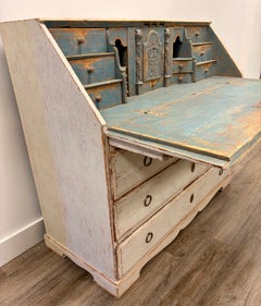 Danish Rococo Slant Front Desk, circa 1770