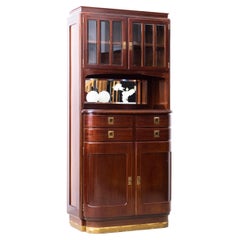 Credenza Art Nouveau in stile Otto Wytrlik, di Jac. Kain (Vienna, 1905)