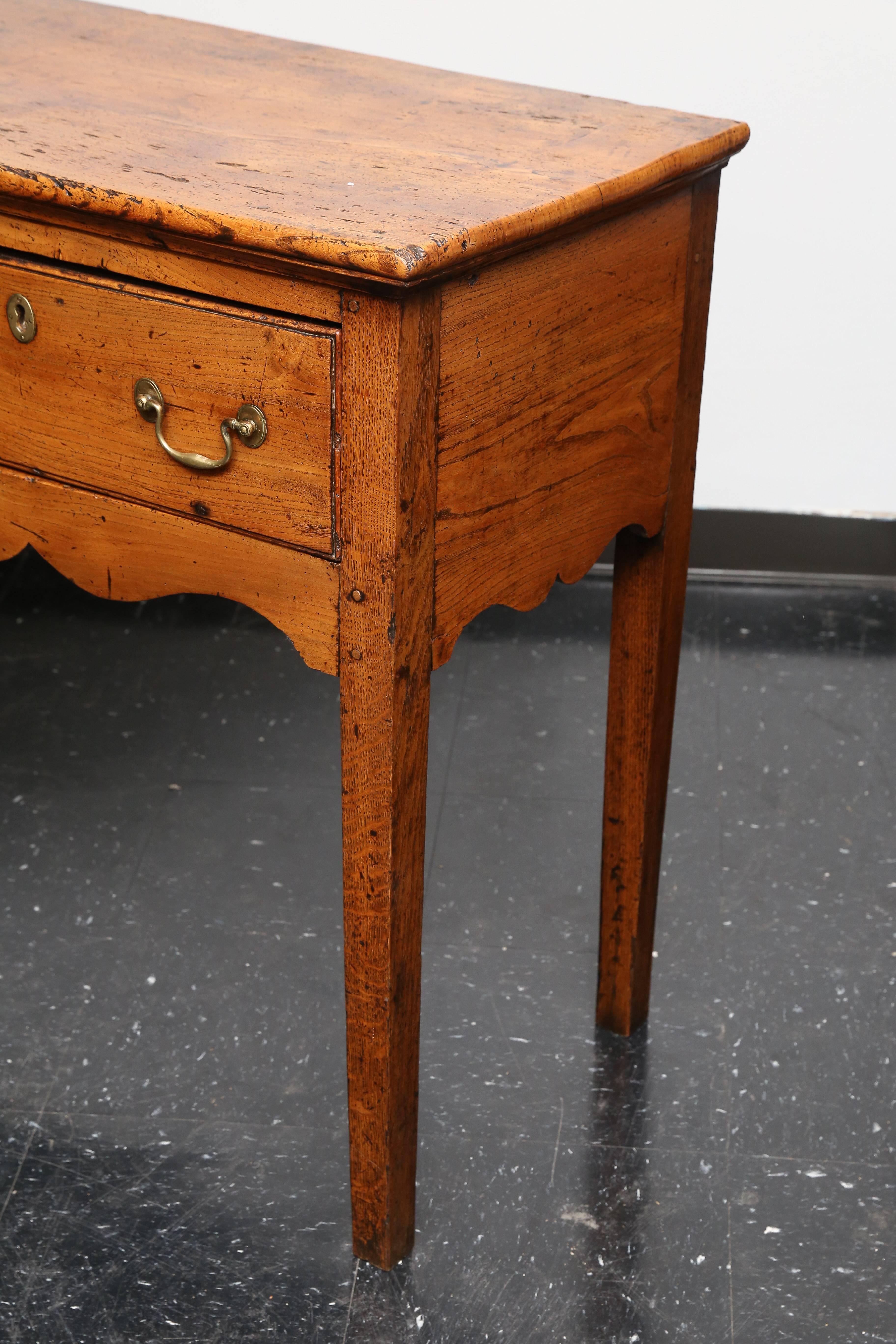 Elm 18th Century Narrow Welsh Dresser Base or Sofa Table