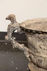 Antique 19th Century Lead Garden Urn