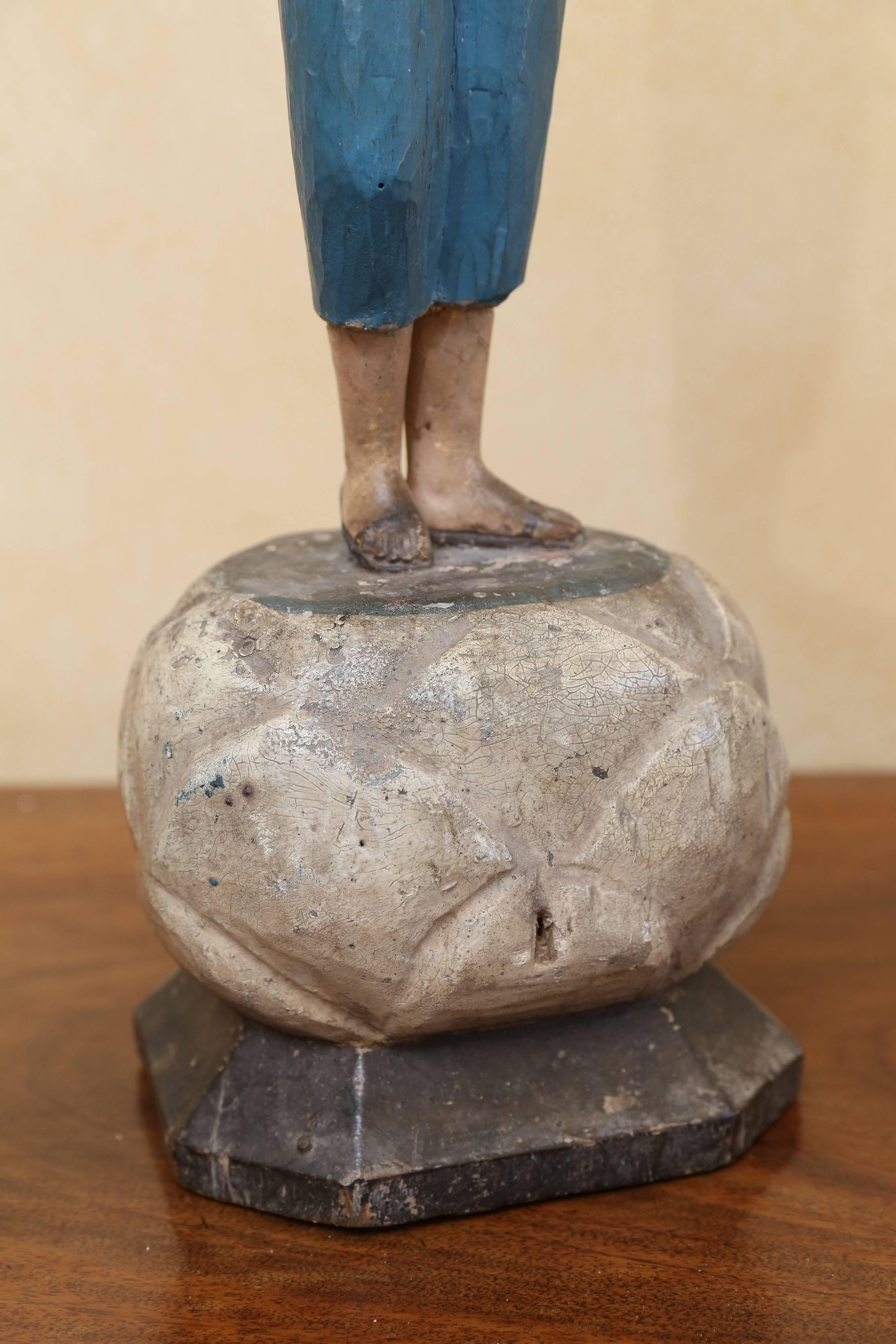XIXe siècle Figure religieuse du 19e siècle en vente