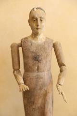 19th Century Religious Santo Figure