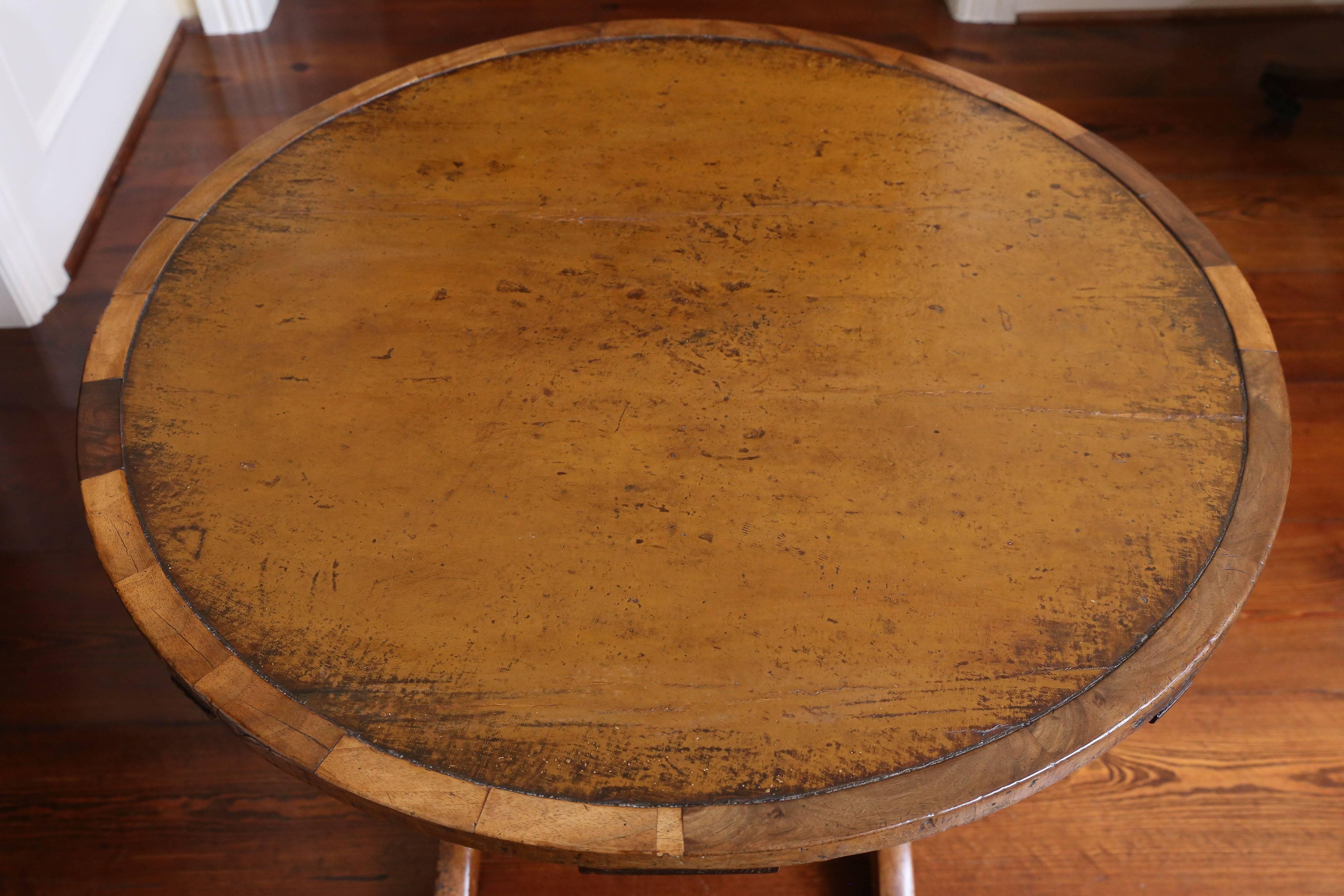 19th Century French Wine Tasting Table In Excellent Condition In Houston, TX