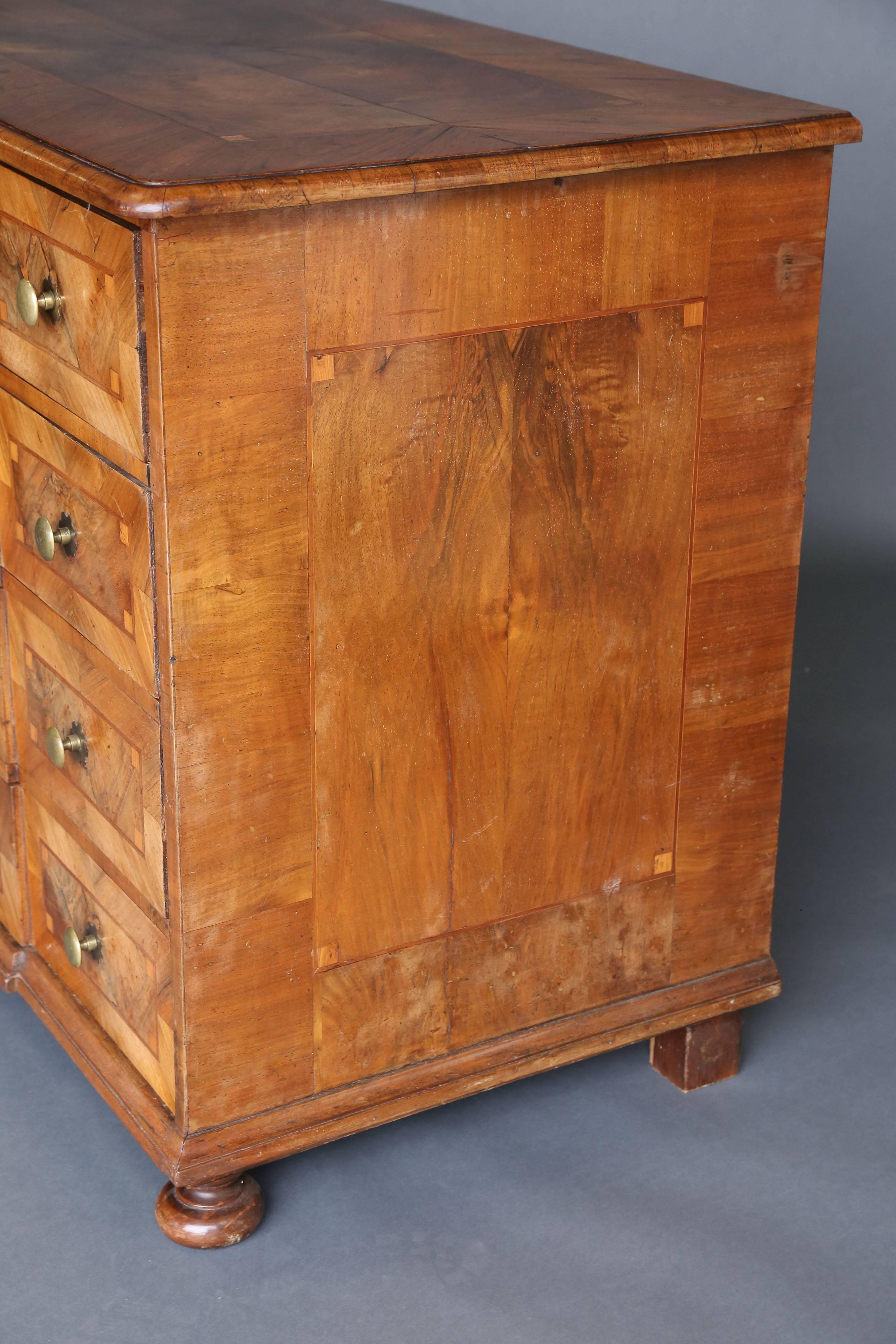 18th Century Walnut Chest or Commode 2