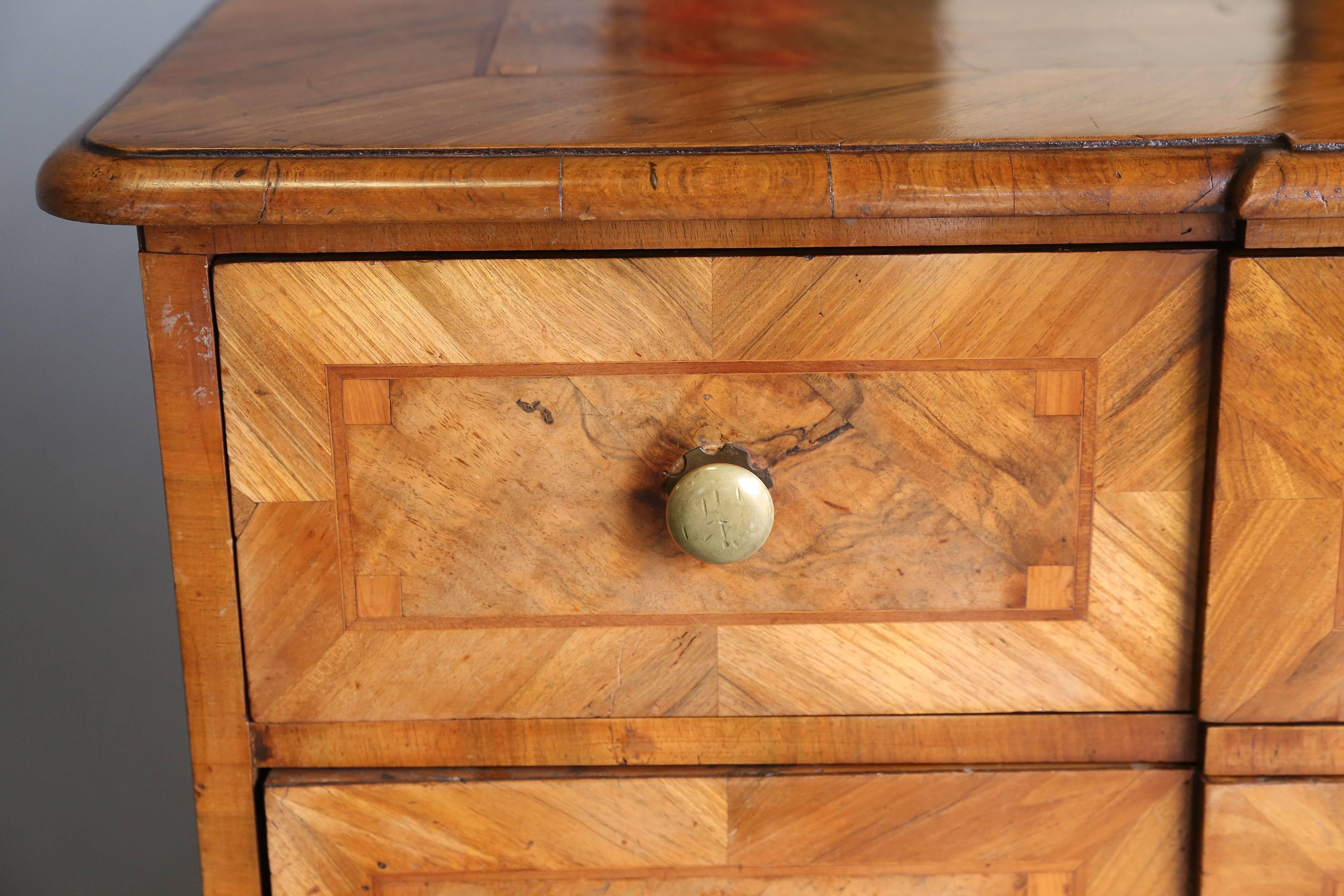 18th Century Walnut Chest or Commode 5