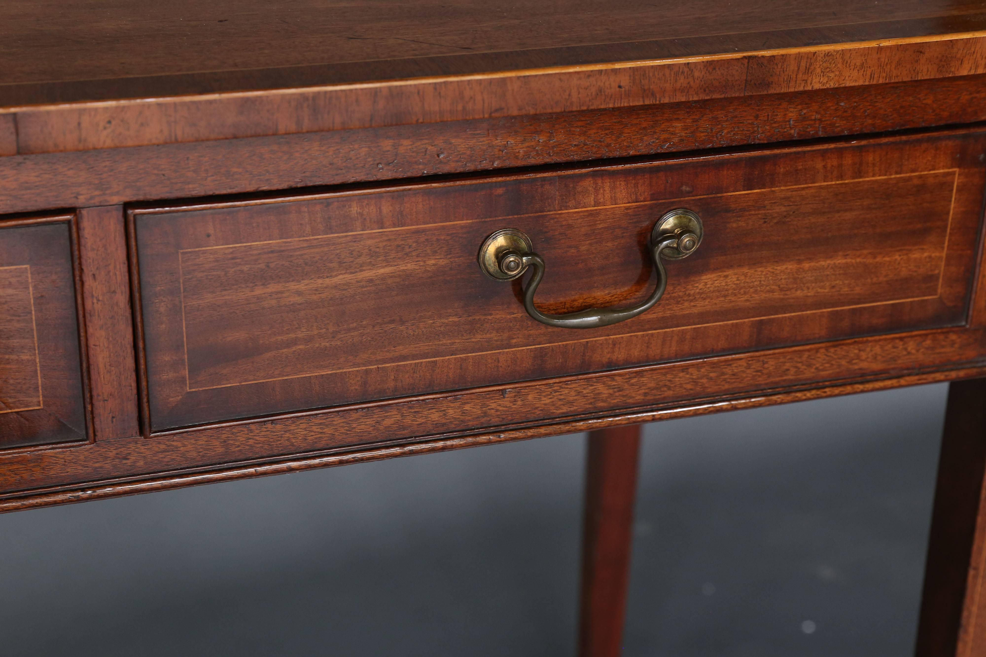 18th Century and Earlier 18th Century George III Mahogany Server Console Table