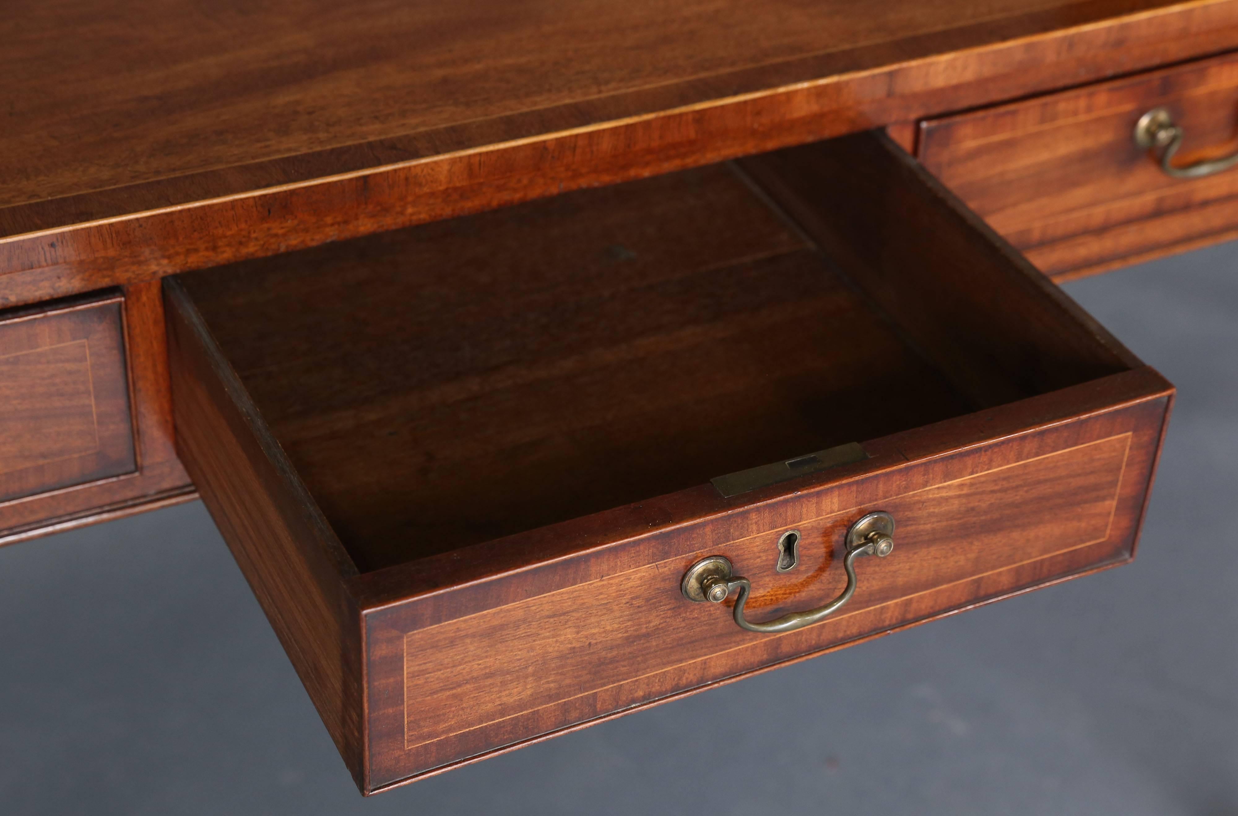 18th Century George III Mahogany Server Console Table 1