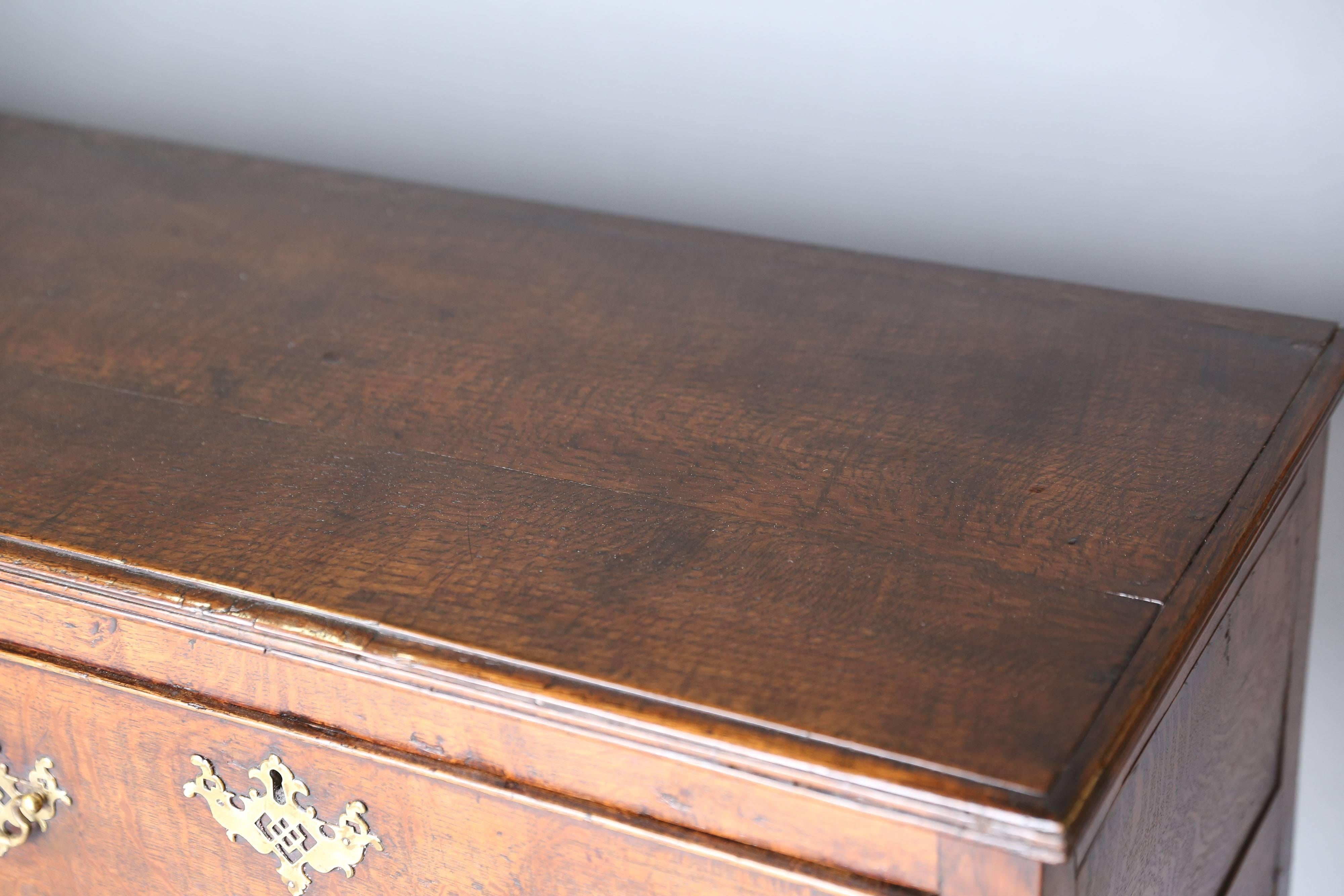 18th Century Oak Dresser Base In Excellent Condition In Houston, TX