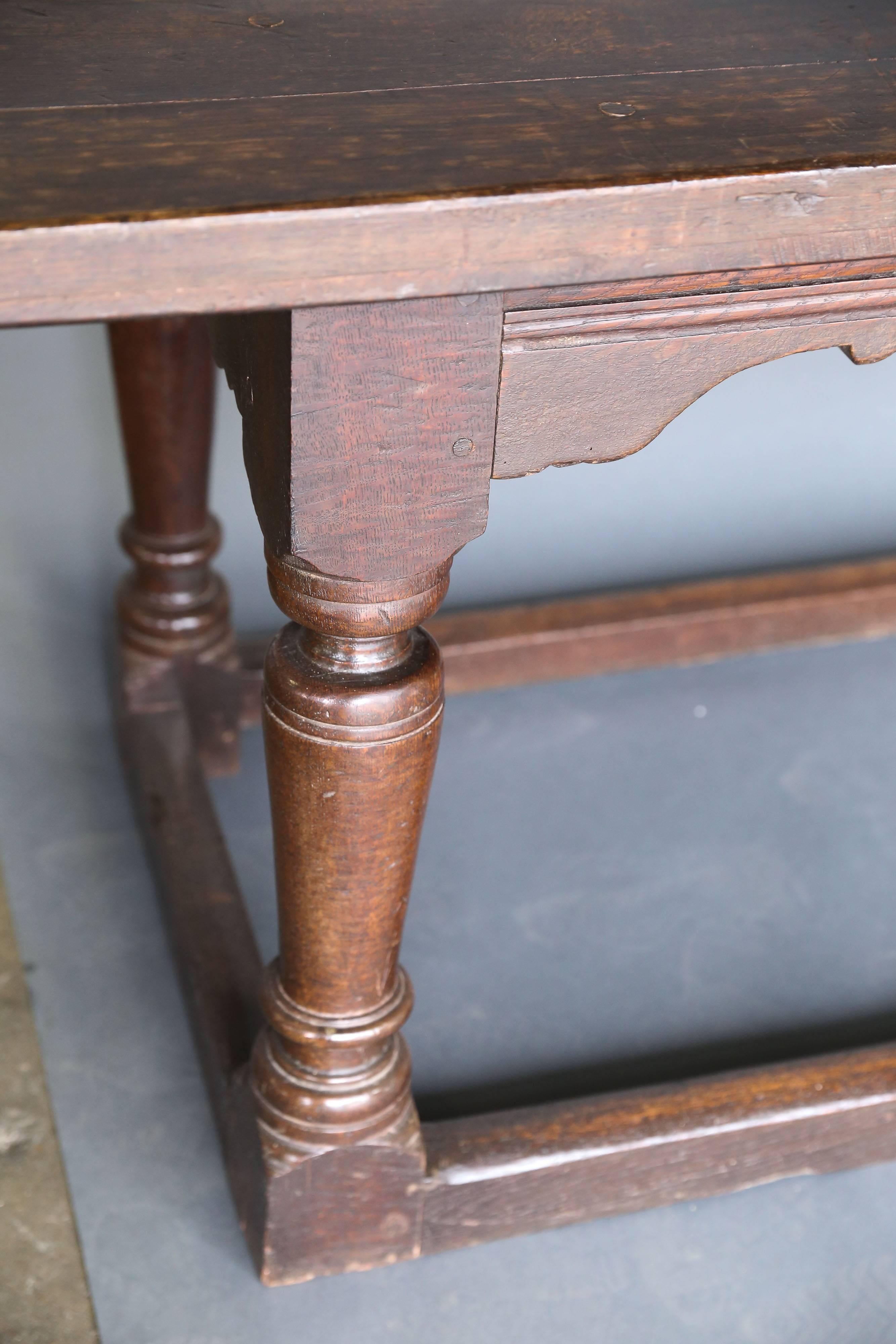 Long 17th Century Oak Refectory Table For Sale 2