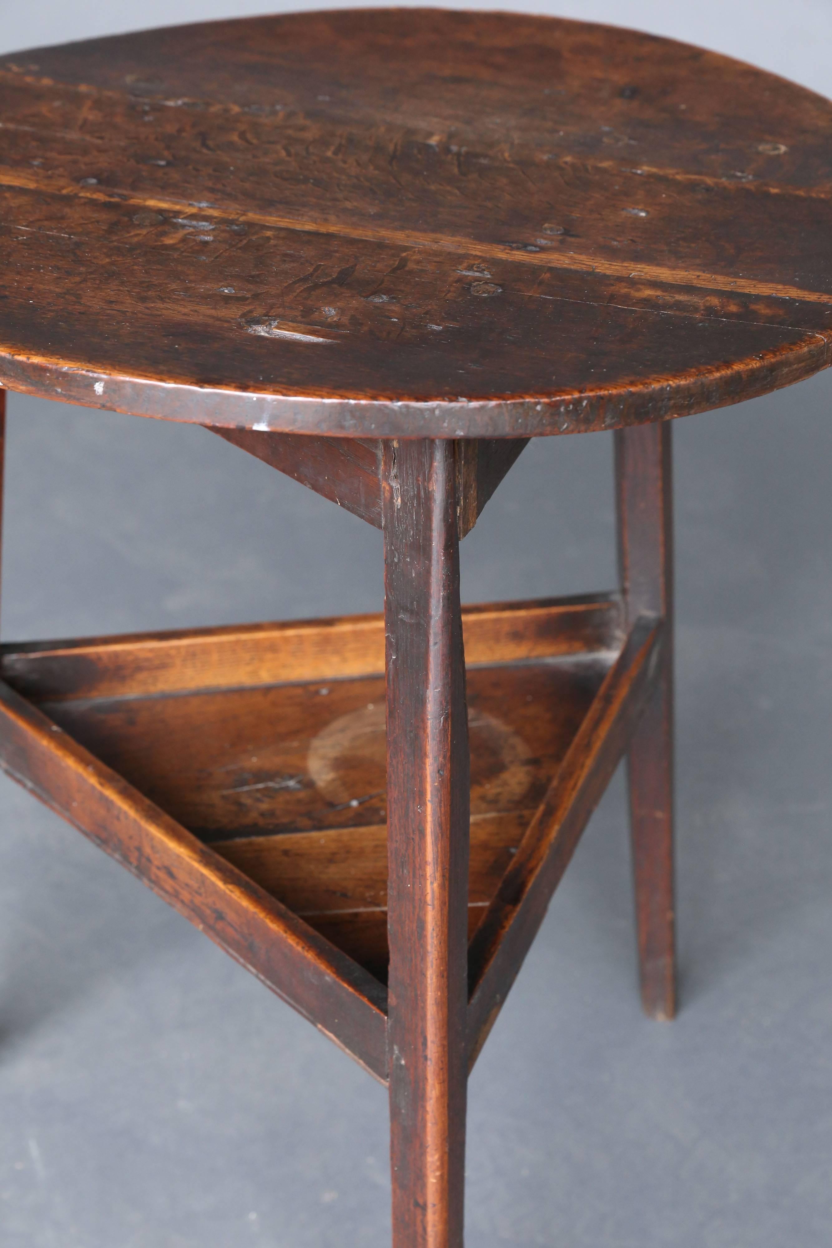 Oak 19th Century Cricket Table