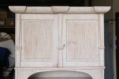 19th Century Swedish Painted Folk Art Cupboard