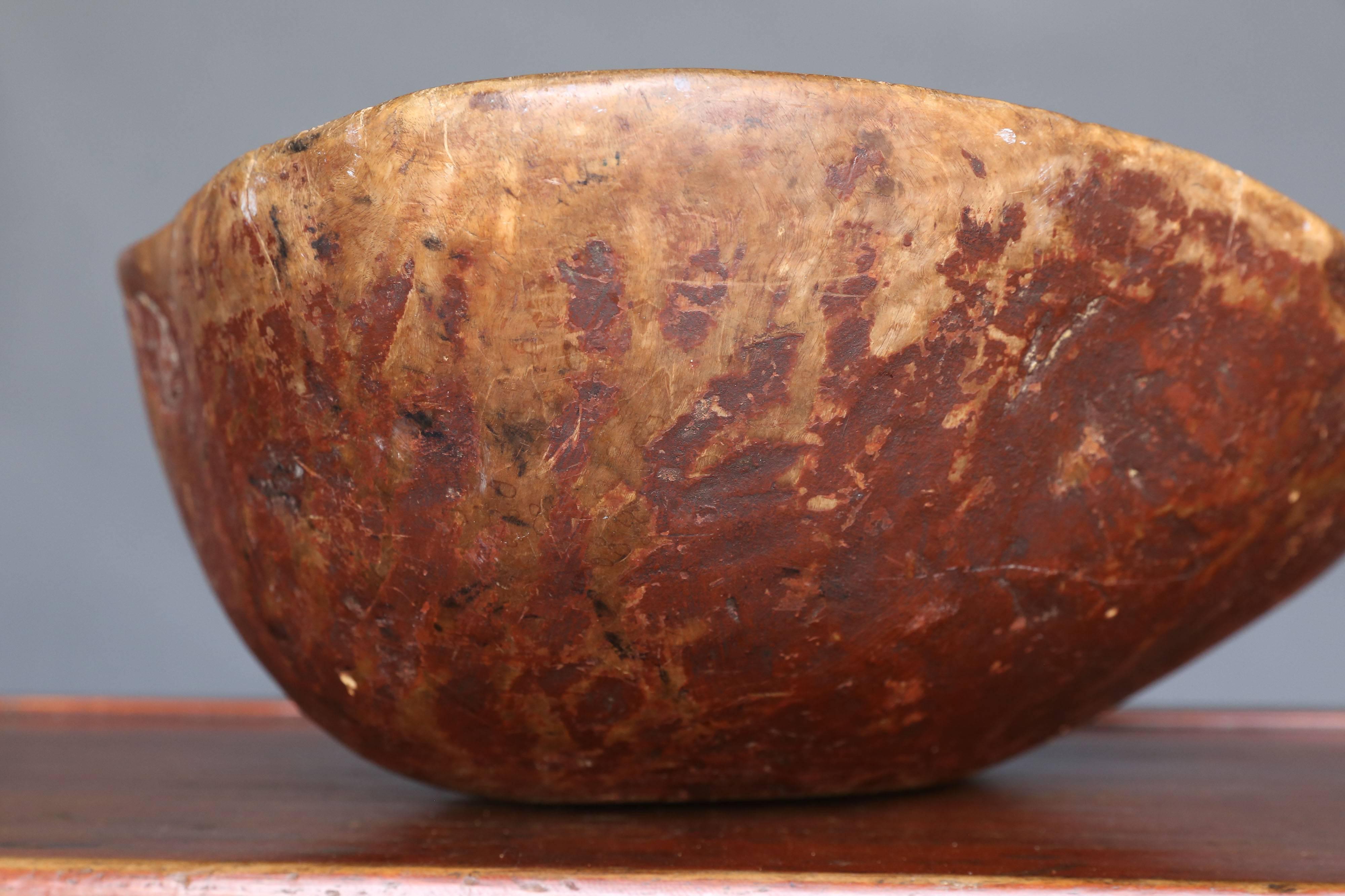 19th Century Swedish Root Bowl For Sale 2