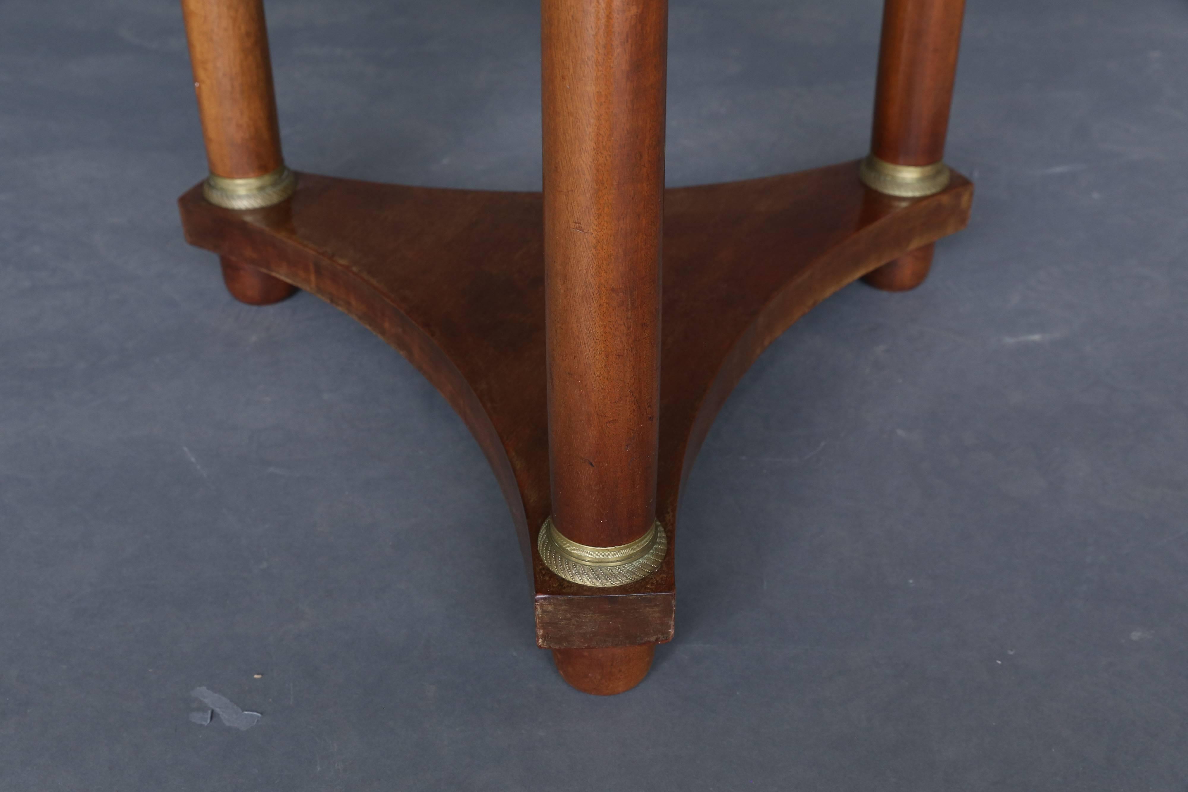 19th Century Empire Style Marble Table 1