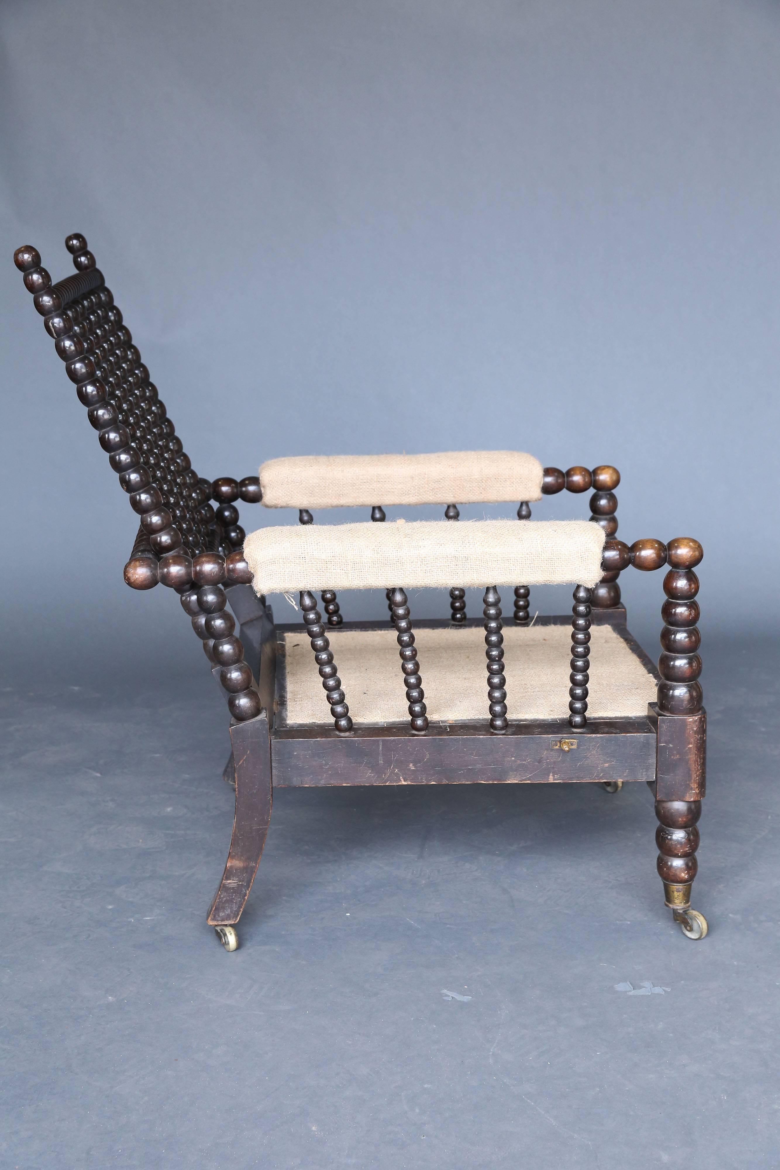 19th Century Bobbin Chair In Excellent Condition In Houston, TX