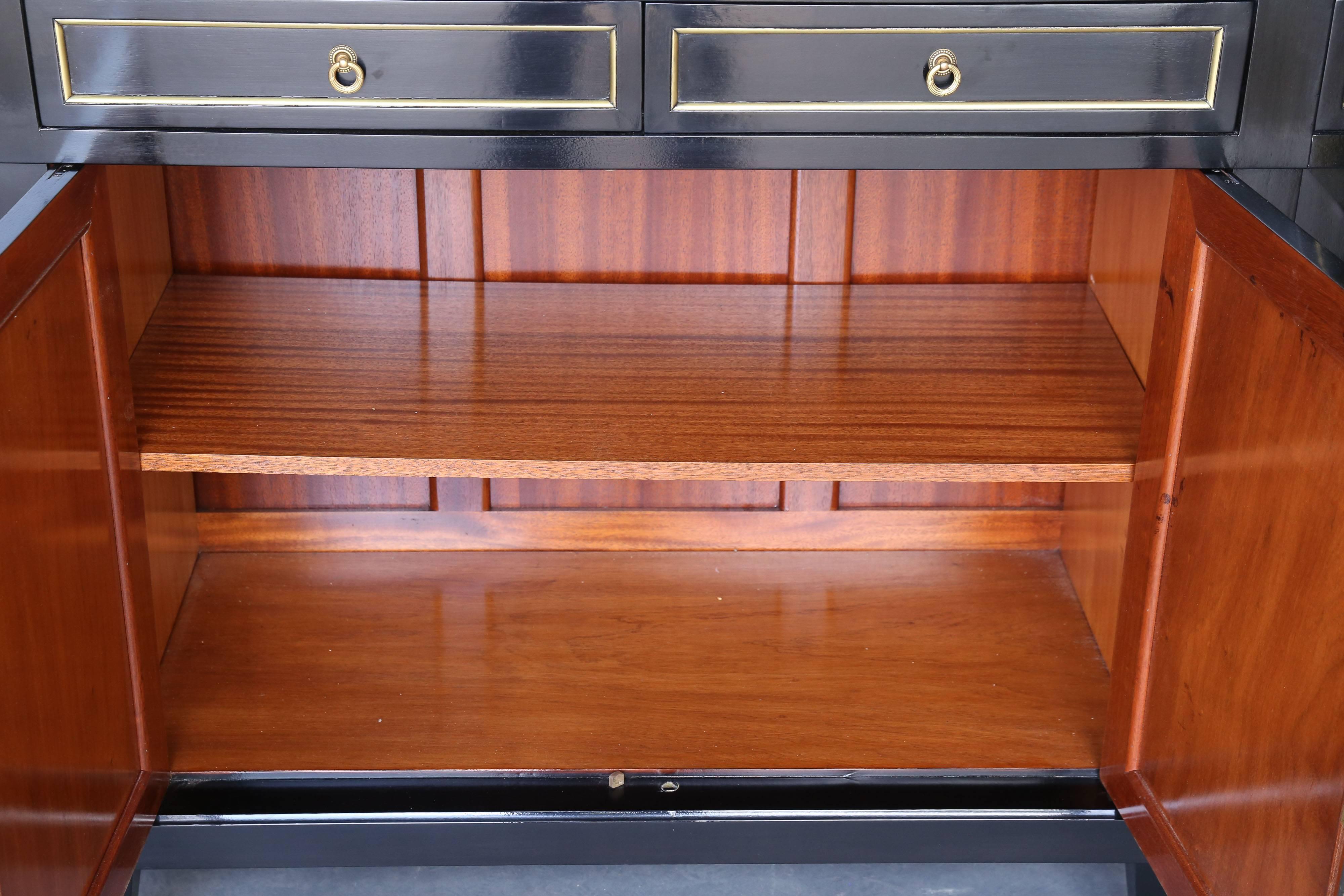 Ebonized Louis Philippe Style Buffet 1