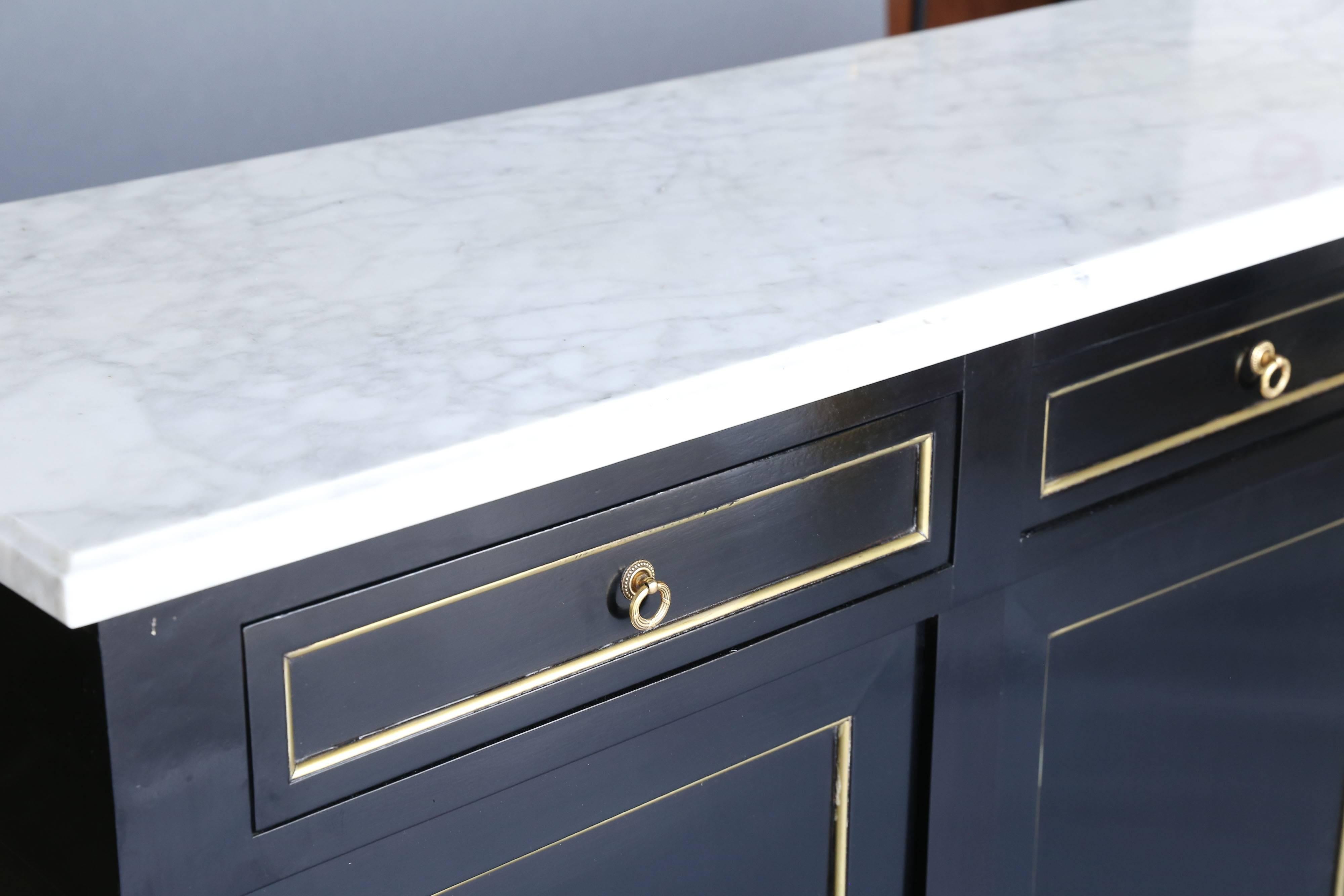 Ebonized Louis Philippe Style Buffet 2
