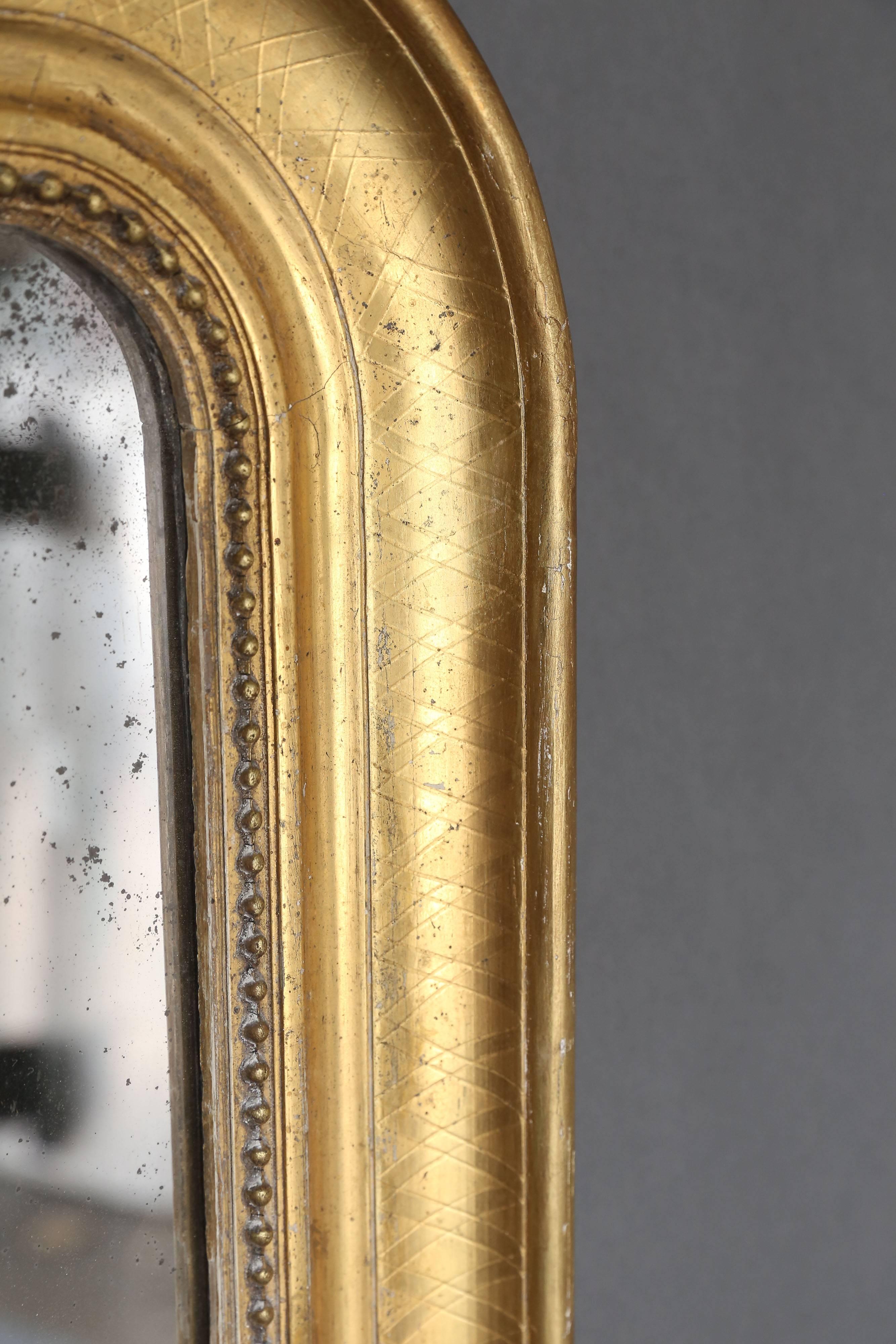 Mid-19th Century 19th Century Louis Philippe Gilt Mirror