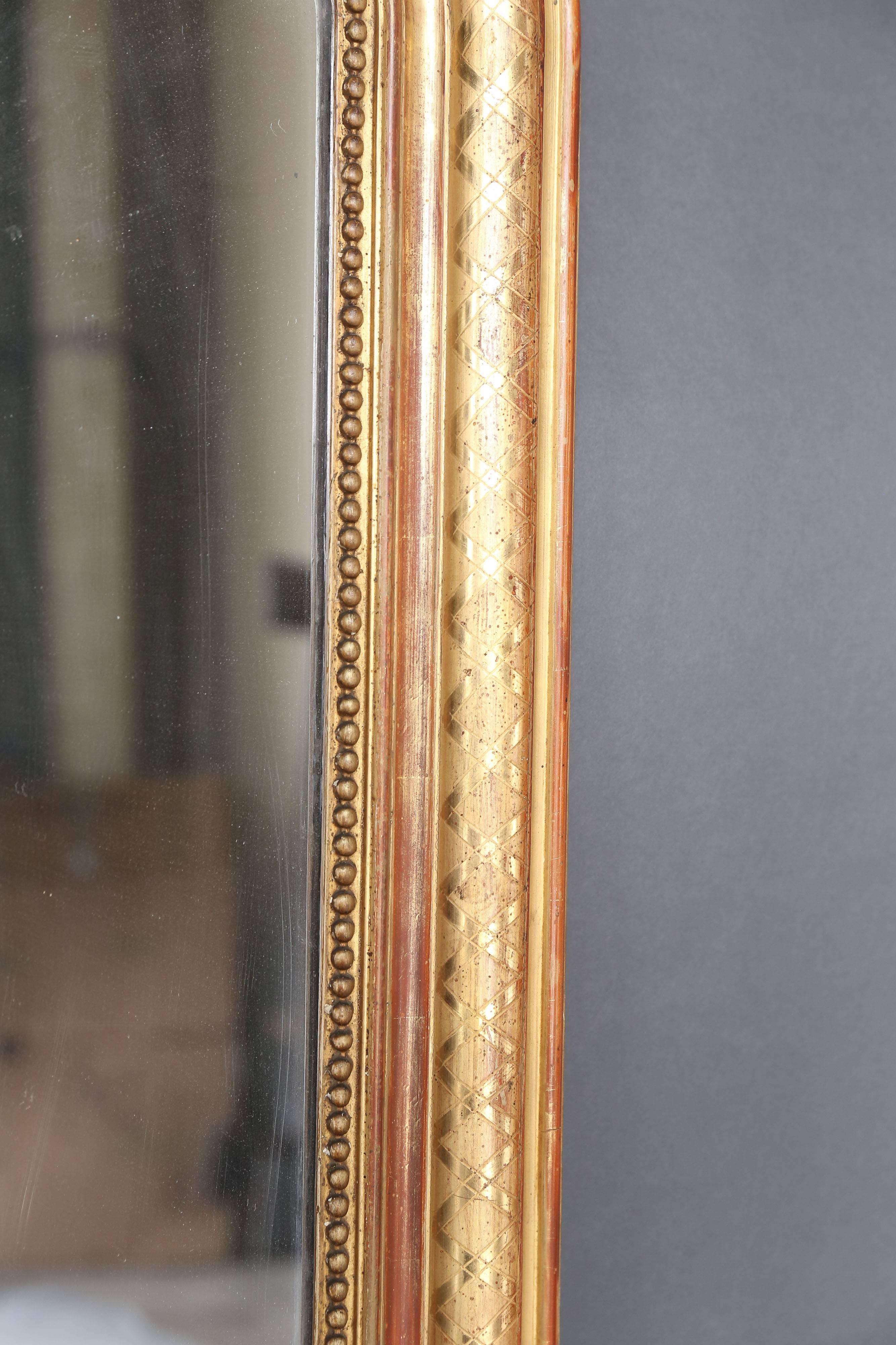 19th Century Louis Philippe Gilt Mirror 1