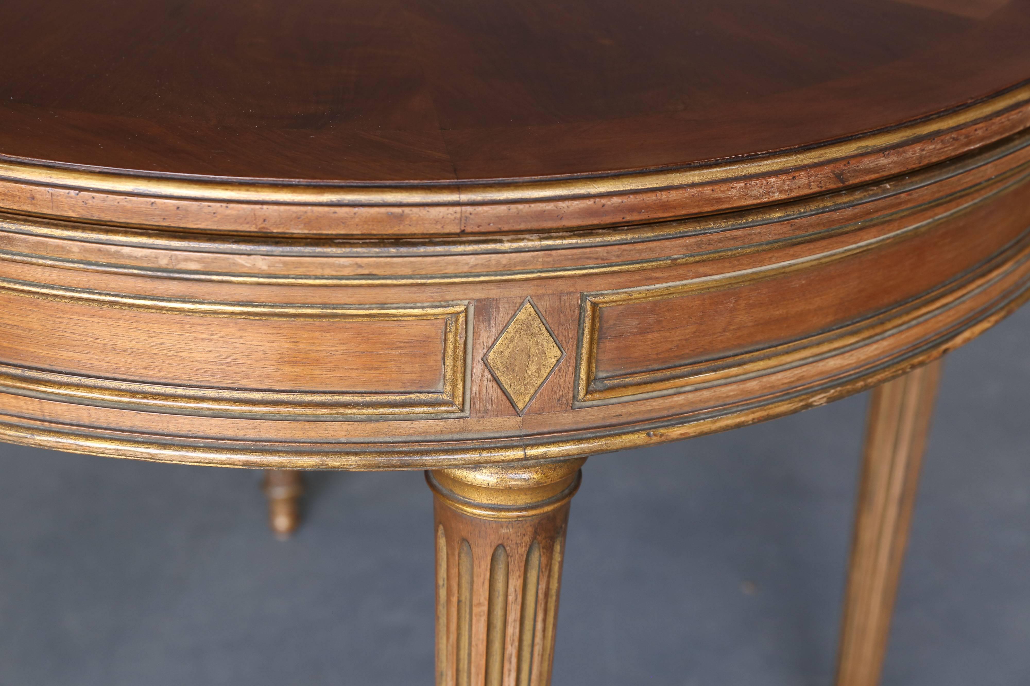 19th Century Flip top Card Table or  Center Table 3