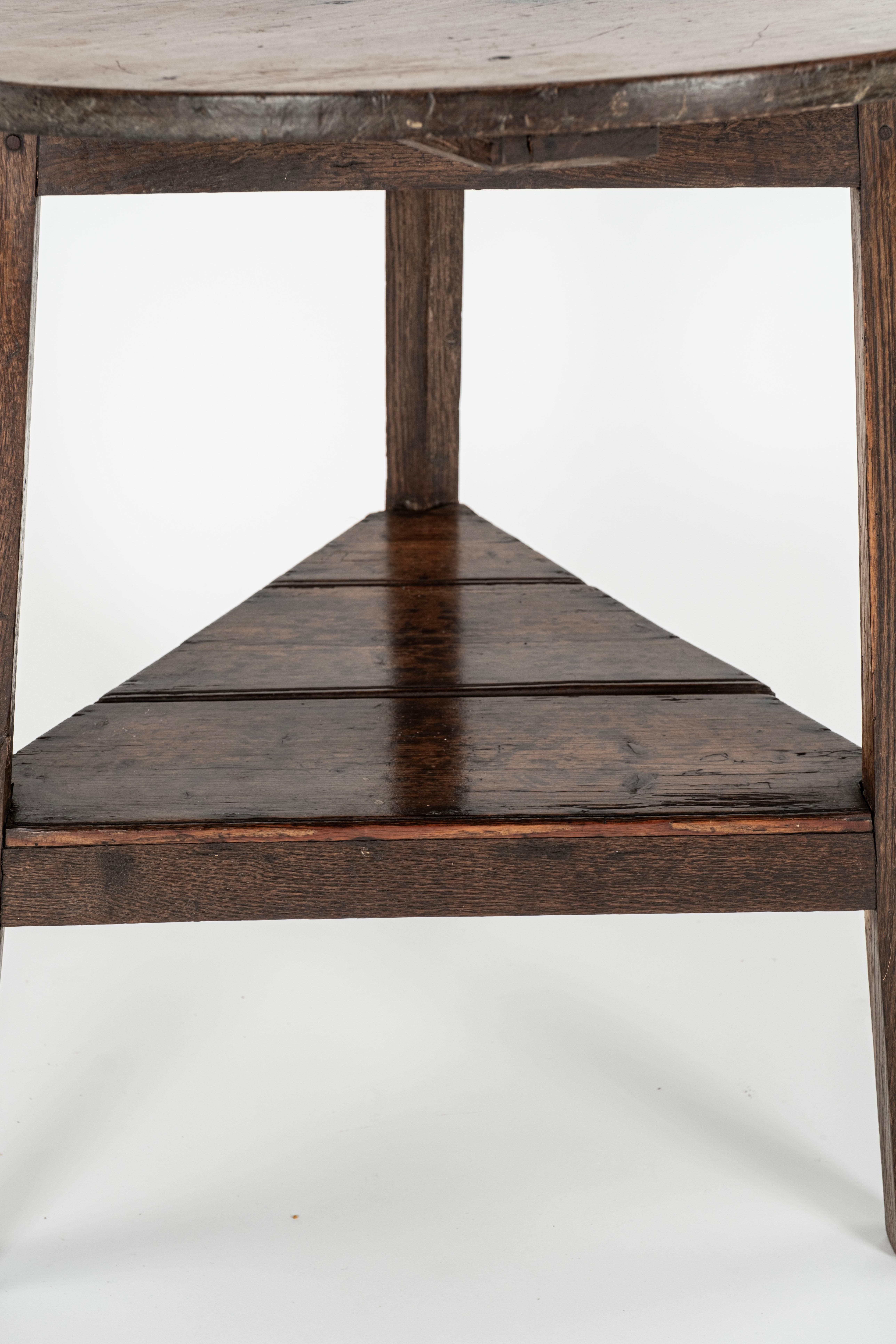 Sycamore 19th Century  English Cricket Table For Sale