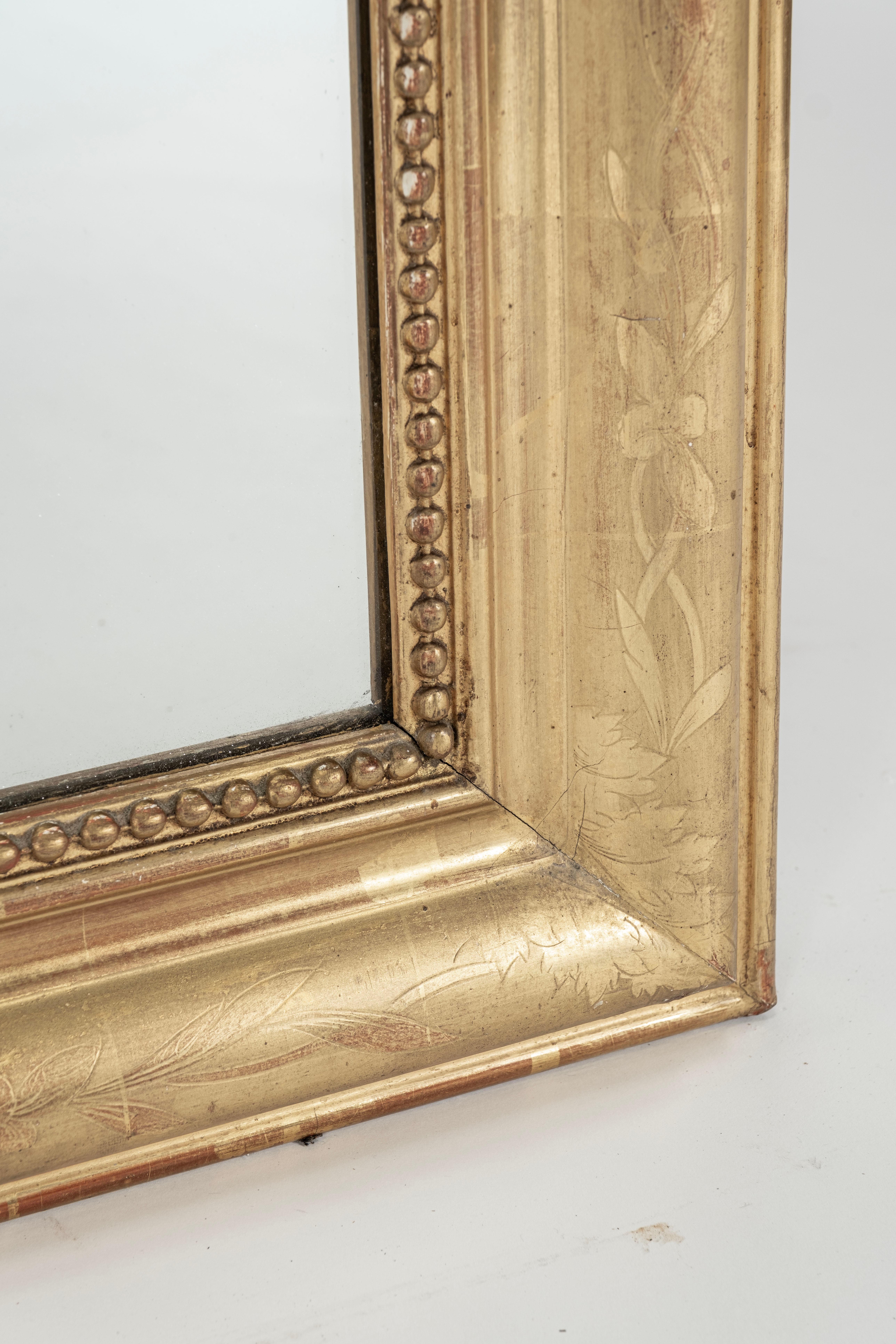 Louis Philippe Mirror In Good Condition For Sale In Houston, TX