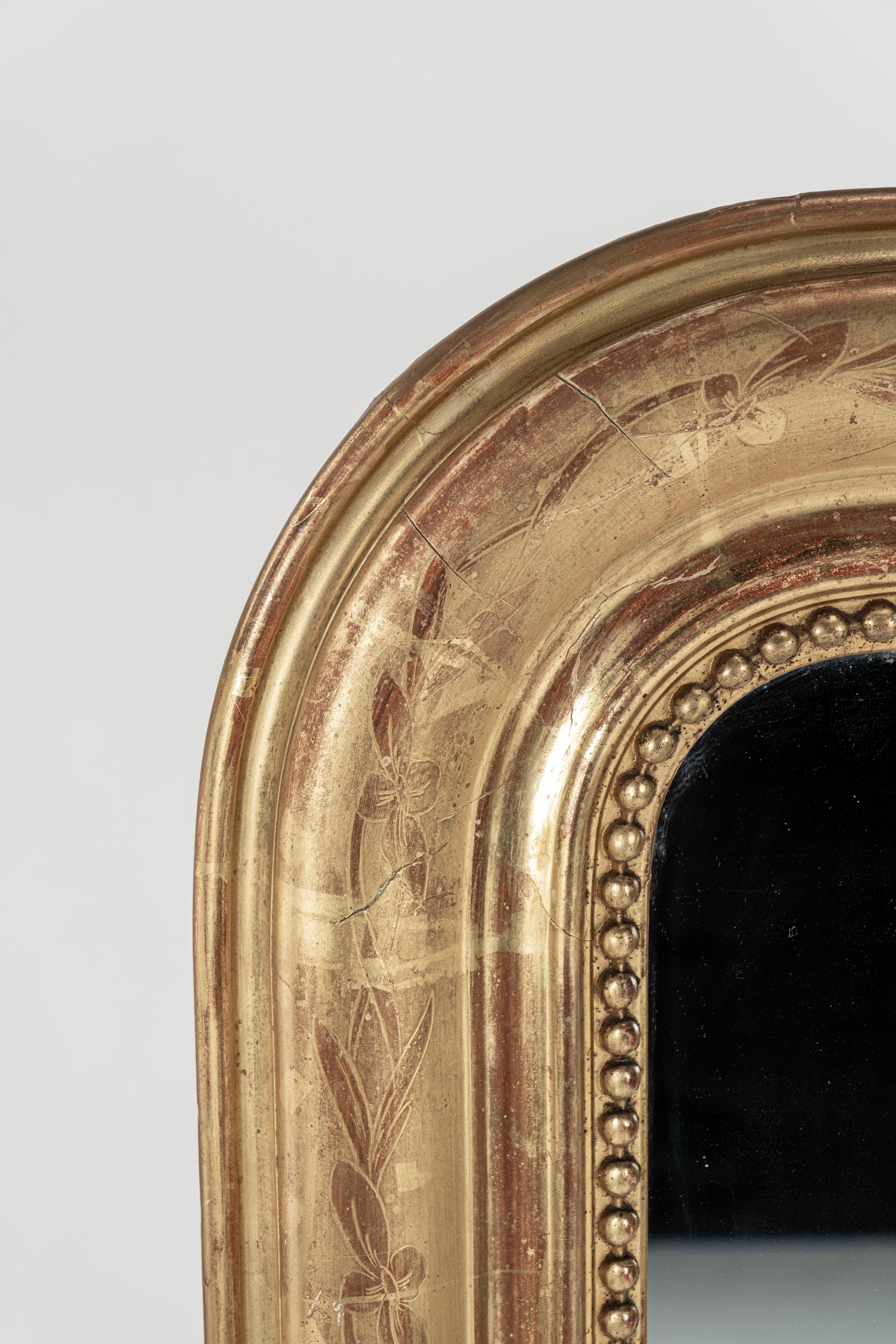 Late 19th Century Louis Philippe Mirror For Sale