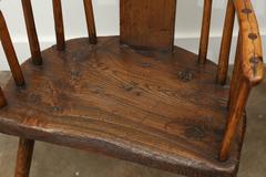 18th Century Welsh Country Folk Art Chair