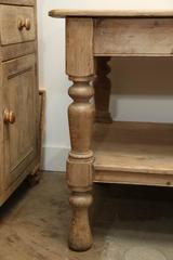 Antique Large 19th Century Pine Kitchen Work Table