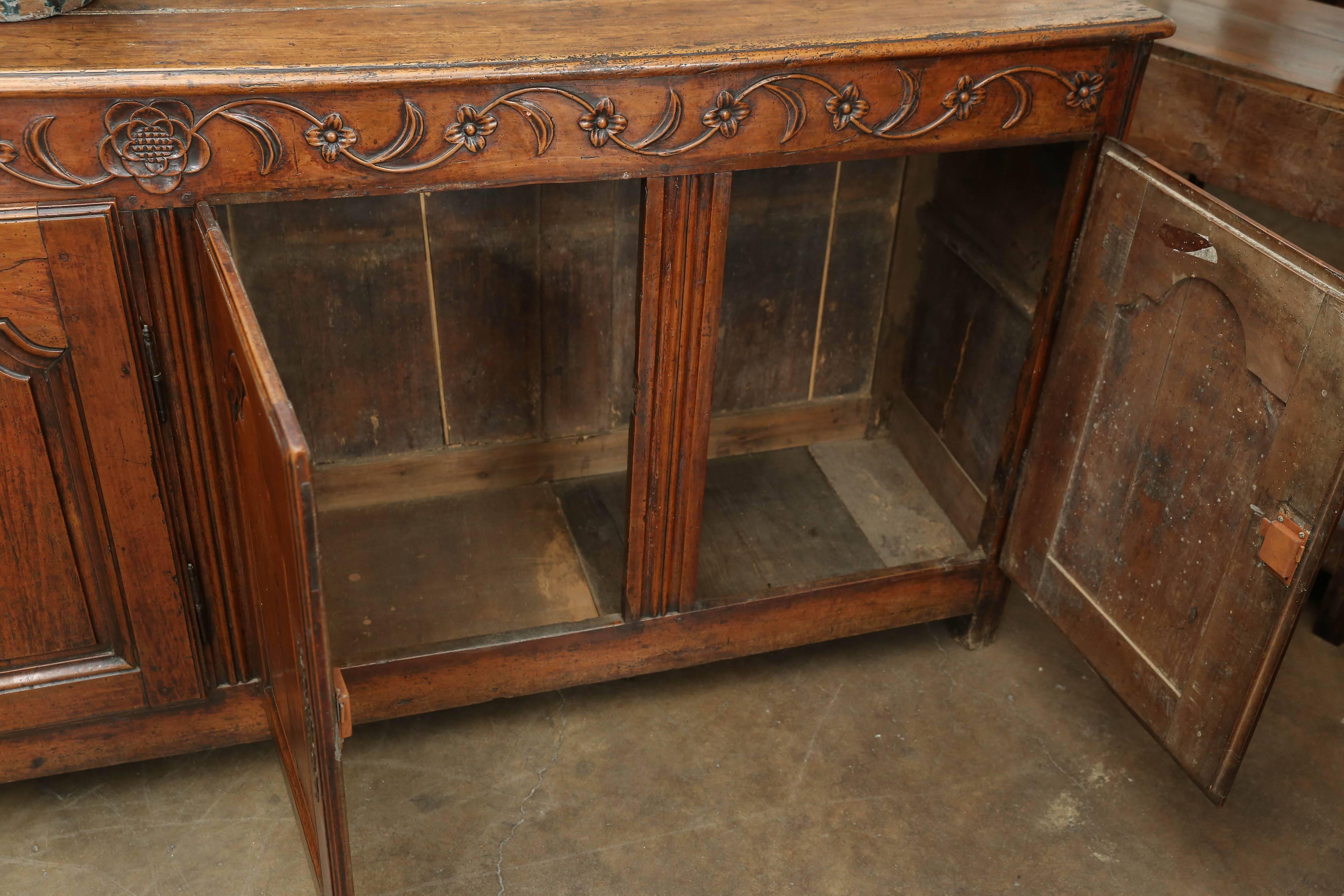 Cherry Antique 19th Century Fruitwood French Buffet