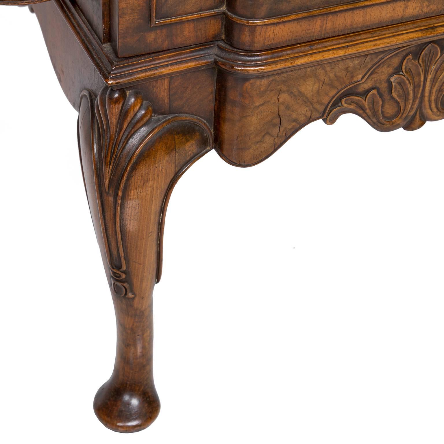 19th Century English Walnut Serving Sideboard 1