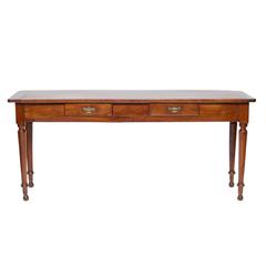 Early 19th Century, French, Country Cherrywood Console