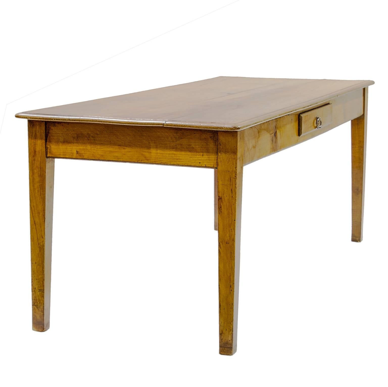 Early 19th Century 19th Century French Farm Table Made from Elmwood