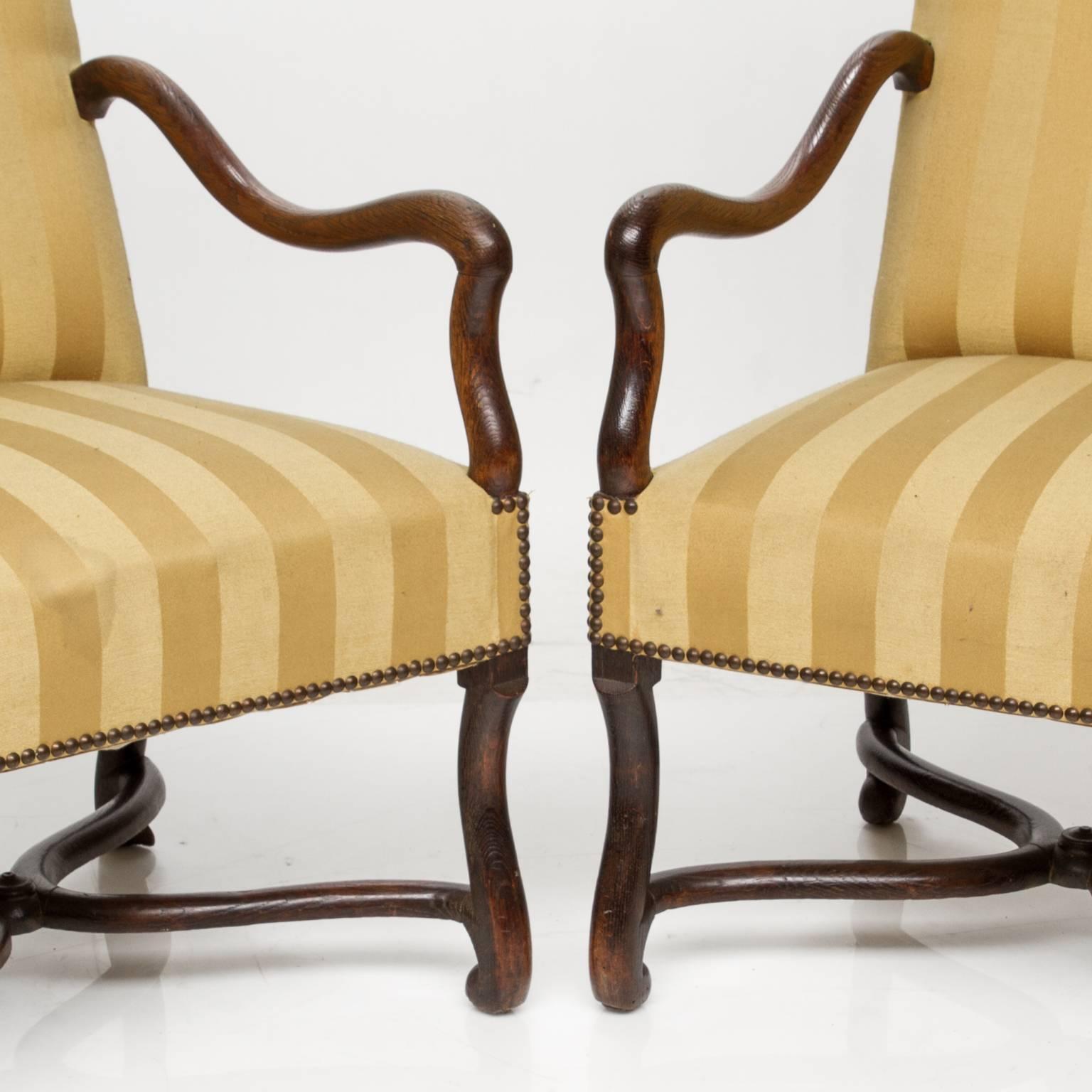 19th Century Pair of Gothic Armchairs 2