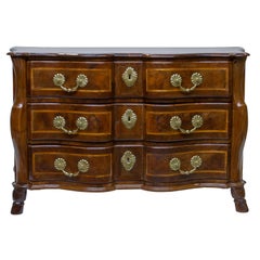 Early 19th Century Louis XIV Walnut Inlaid Commode