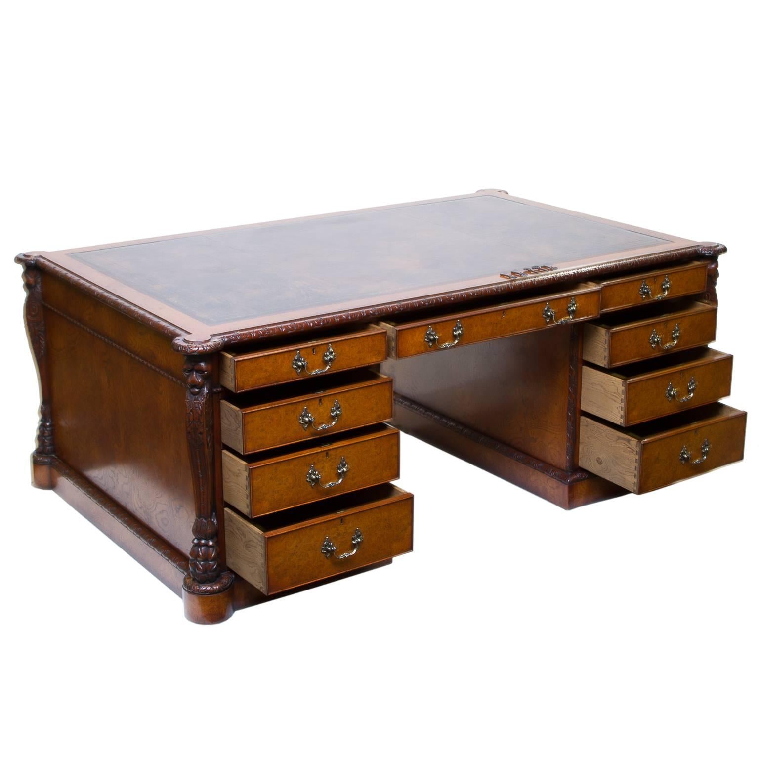 Great Britain (UK) English Made Chippendale Partners Desk