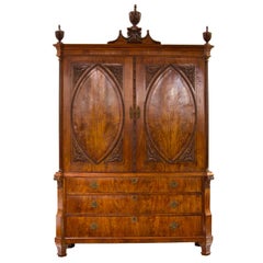 18th Century, Dutch, Louis XVI Mahogany Cabinet 7