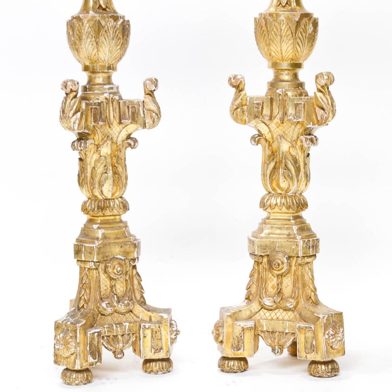 Early 19th Century, French Altar Candlesticks at 1stDibs