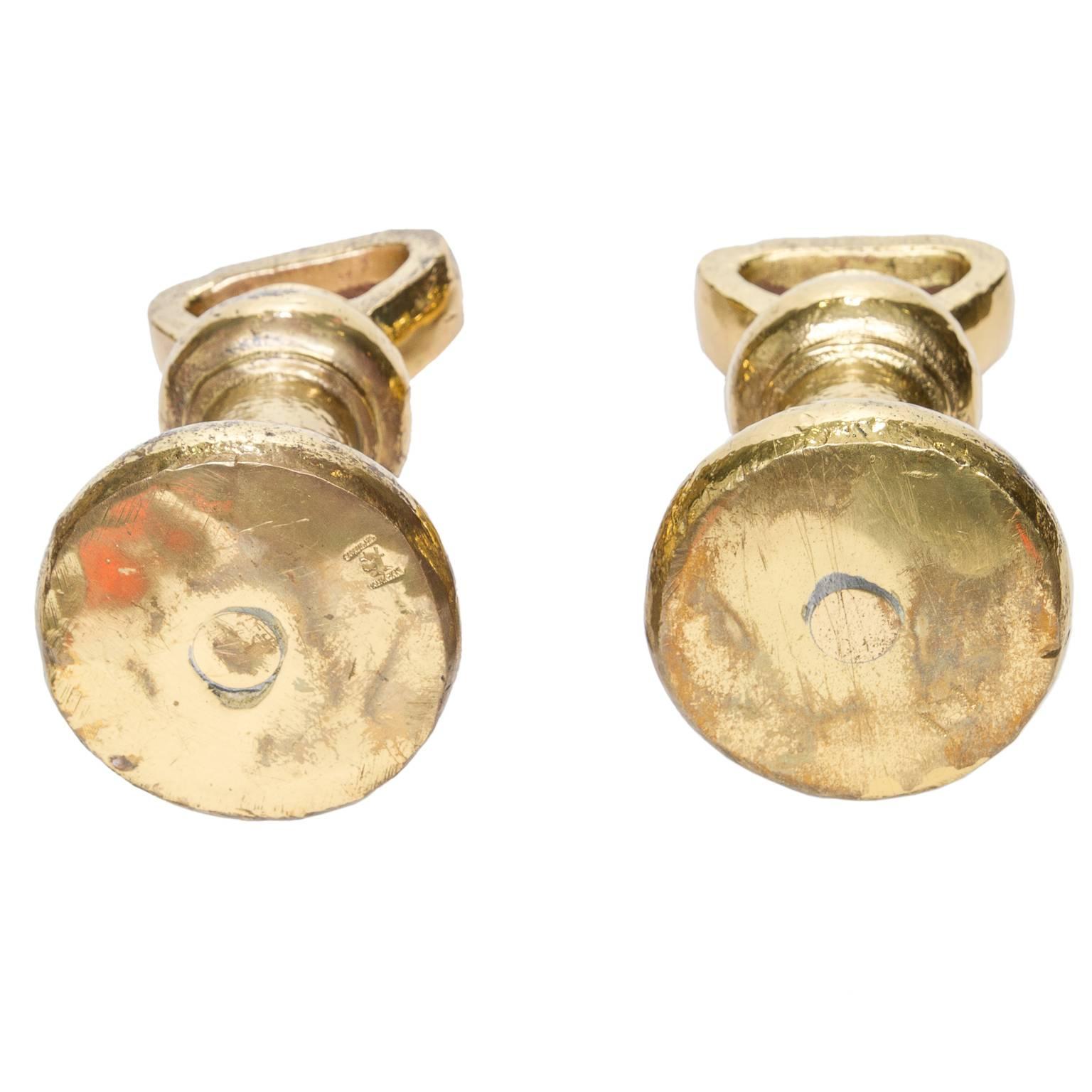 George IV 19th Century Pair of Brass Weights