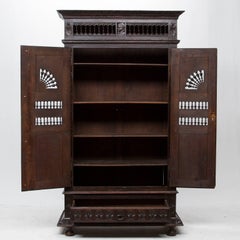 19th Century Brittney Oak Armoire