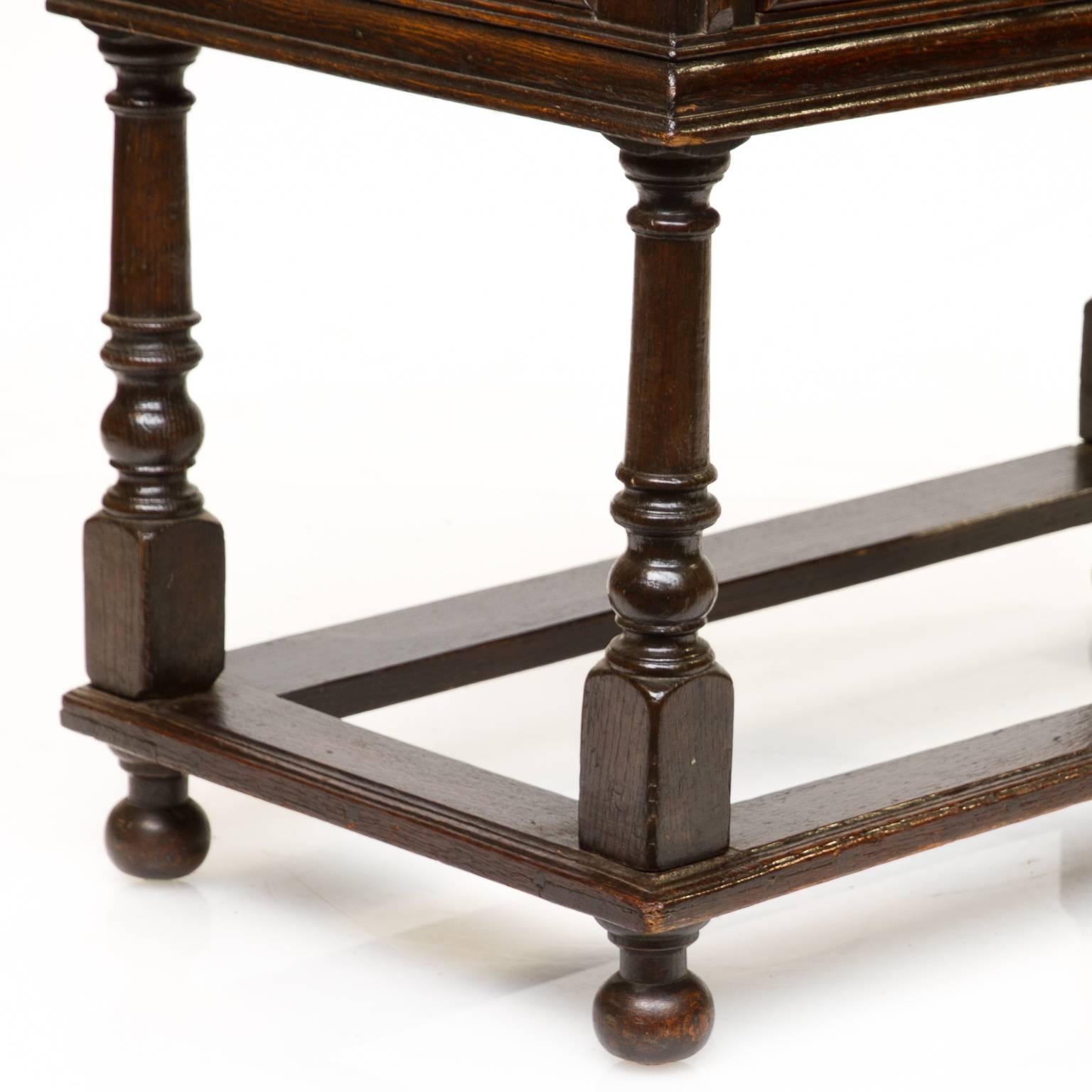 19th Century English Oak Console 2