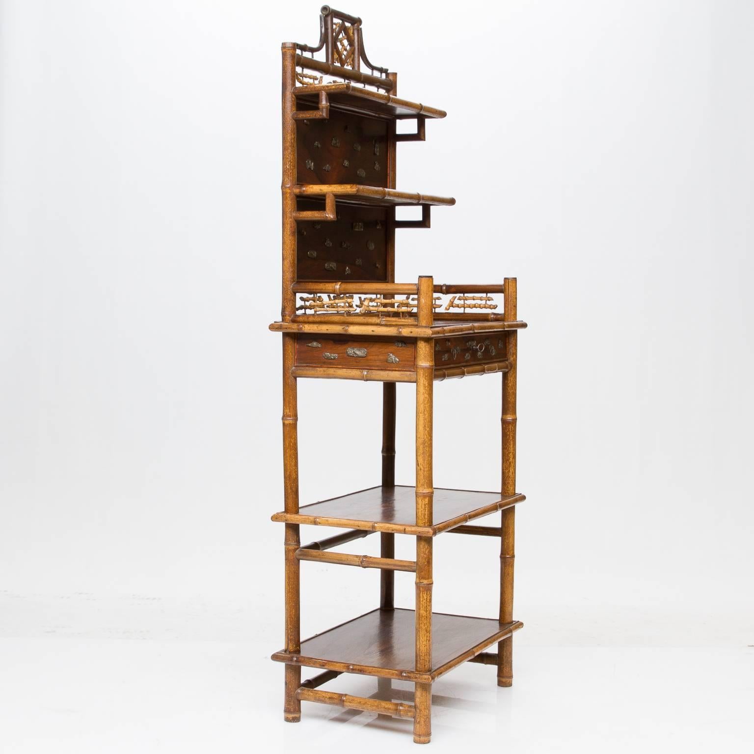 French 19th Century Asian Inspired Etagere Stand
