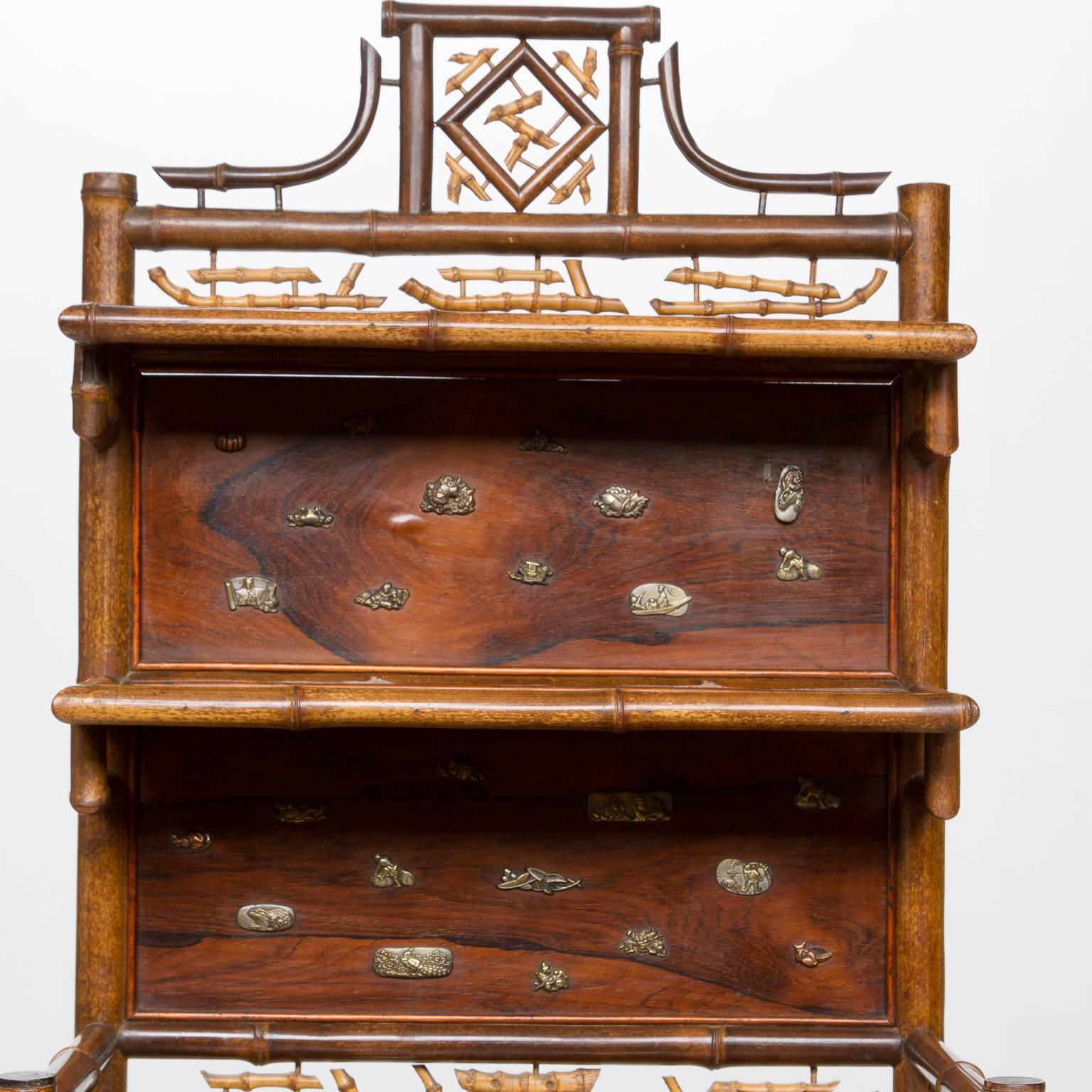 Late 19th Century 19th Century Asian Inspired Etagere Stand