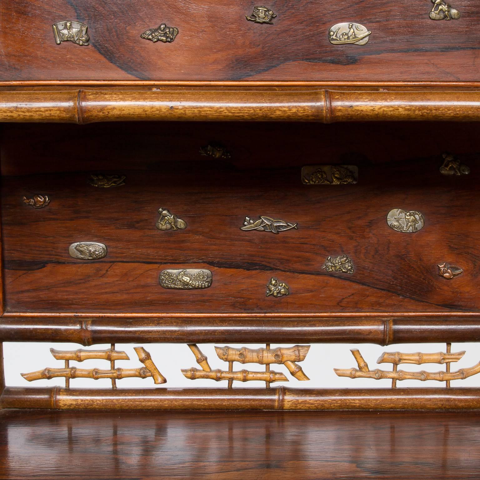 19th Century Asian Inspired Etagere Stand 3