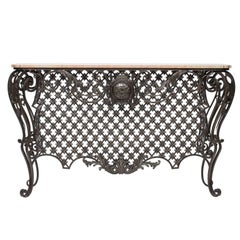 French Iron Console 