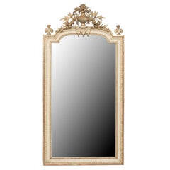 19th Century Louis XVI Painted Mirror