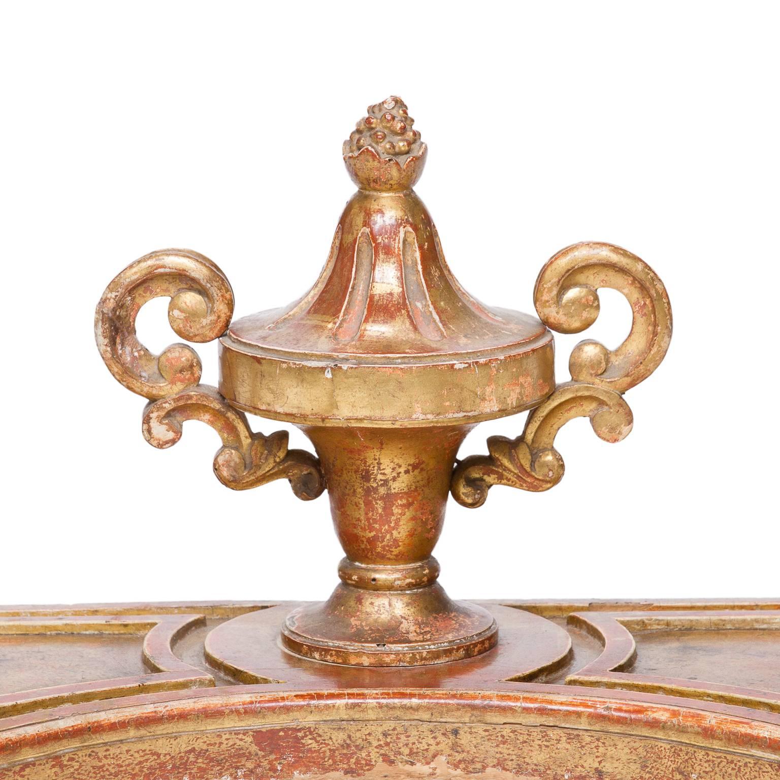 French 19th Century Chinoiserie Console with Lift Top Jardinière